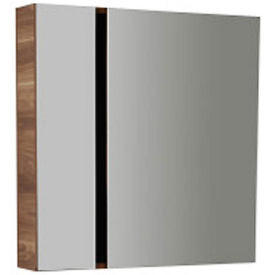 Зеркальный шкаф Creavit Verti 80 VE1080.00.VV с подсветкой Орех
