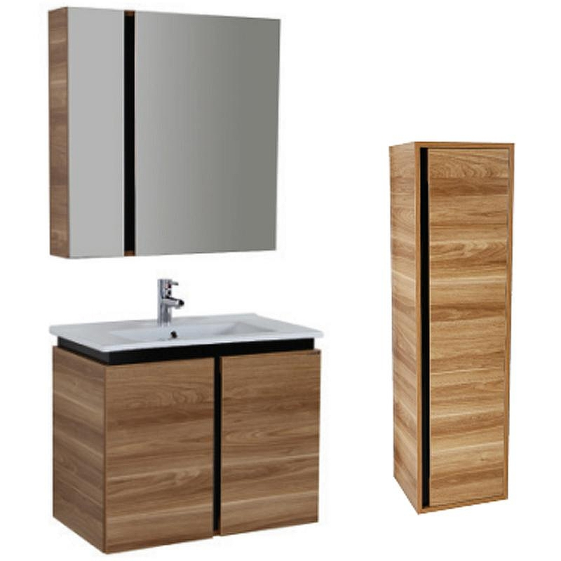 Зеркальный шкаф Creavit Verti 80 VE1080.00.VV с подсветкой Орех, купить, цена, заказать, магазин, доставка, скидка, промокод, купить, цена, заказать, магазин, доставка, скидка, промокод