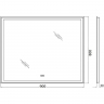 Зеркало BelBagno SPC-GRT-900-800-LED-TCH-WARM с подсветкой с подогревом с сенсорным выключателем, купить, цена, заказать, магазин, доставка, скидка, промокод, купить, цена, заказать, магазин, доставка, скидка, промокод
