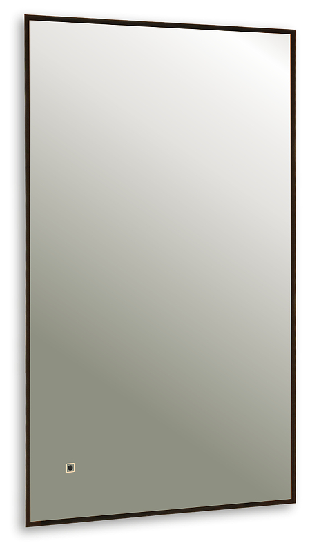 Зеркало AQUAme AQM9102B 60 с подсветкой цвет Черный с бесконтактным выключателем с подогревом и диммером, купить, цена, заказать, магазин, доставка, скидка, промокод, купить, цена, заказать, магазин, доставка, скидка, промокод