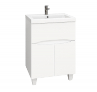 Тумба под раковину Onika Стрим 60 106154 цвет Белый, купить, цена, заказать, магазин, доставка, скидка, промокод, купить, цена, заказать, магазин, доставка, скидка, промокод