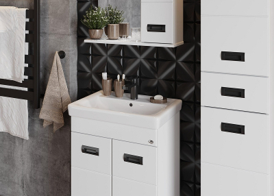 Шкаф пенал Onika Балтика 32 403220 цвет Белый