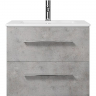 Тумба под раковину Creto Ares 60 10-1161B подвесная Серый Бетон, купить, цена, заказать, магазин, доставка, скидка, промокод, купить, цена, заказать, магазин, доставка, скидка, промокод