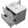 Тумба под раковину Creto Ares 60 10-1161B подвесная Серый Бетон, купить, цена, заказать, магазин, доставка, скидка, промокод, купить, цена, заказать, магазин, доставка, скидка, промокод