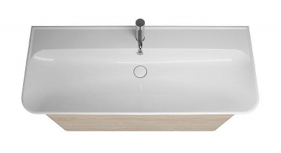 Тумба с раковиной Burgbad Iveo 120 SFEN120F2747G0161C0001*1 подвесная Дуб кашемировый