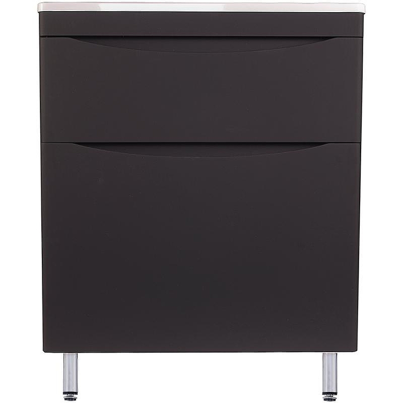 Тумба под раковину Style Line Бергамо 70 СС-00002311 Черная антискрейч, купить, цена, заказать, магазин, доставка, скидка, промокод, купить, цена, заказать, магазин, доставка, скидка, промокод