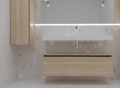 Тумба Boheme Armadi Art Flat Vallessi Uno-S 120 897-120-L подвесная Light oak