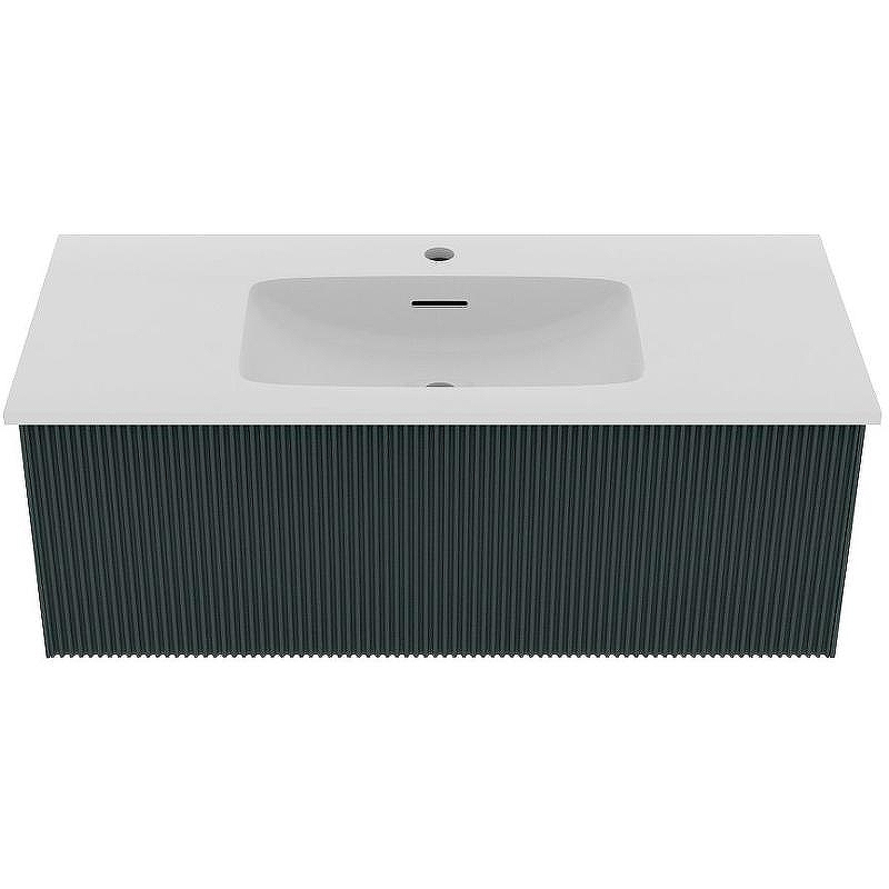 Тумба под раковину La Fenice Terra 100 FNC-01-TER-G-100 подвесная Серо-зеленая, купить, цена, заказать, магазин, доставка, скидка, промокод, купить, цена, заказать, магазин, доставка, скидка, промокод