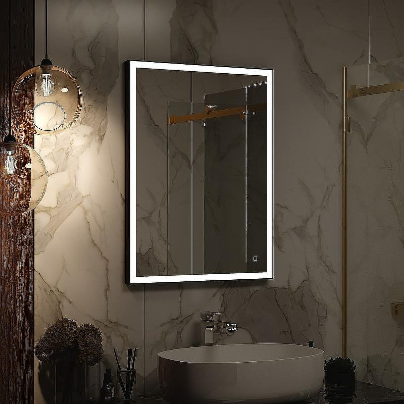 Зеркало Континент Solid 600x800 ЗЛП622 с подсветкой с сенсорным выключателем, купить, цена, заказать, магазин, доставка, скидка, промокод, купить, цена, заказать, магазин, доставка, скидка, промокод