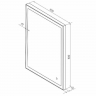 Зеркало Континент Solid 600x800 ЗЛП622 с подсветкой с сенсорным выключателем, купить, цена, заказать, магазин, доставка, скидка, промокод, купить, цена, заказать, магазин, доставка, скидка, промокод