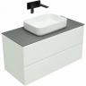 Тумба под раковину Allen Brau Infinity 100 1.21003.WM подвесная Белая матовая, купить, цена, заказать, магазин, доставка, скидка, промокод, купить, цена, заказать, магазин, доставка, скидка, промокод