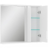 Зеркало со шкафом Volna Lake 80 R zsLAKE80.R-01 с подсветкой Белое, купить, цена, заказать, магазин, доставка, скидка, промокод, купить, цена, заказать, магазин, доставка, скидка, промокод