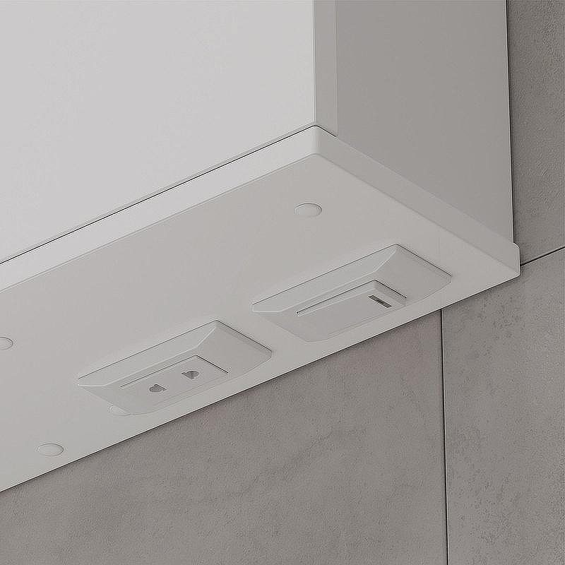 Зеркало со шкафом Volna Lake 80 R zsLAKE80.R-01 с подсветкой Белое, купить, цена, заказать, магазин, доставка, скидка, промокод, купить, цена, заказать, магазин, доставка, скидка, промокод