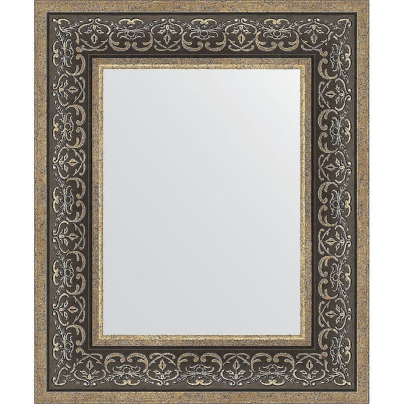 Зеркало Evoform Definite 59х49 BY 3032 в багетной раме - Вензель серебряный 101, купить, цена, заказать, магазин, доставка, скидка, промокод, купить, цена, заказать, магазин, доставка, скидка, промокод