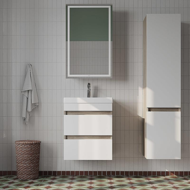 Тумба с раковиной Iddis Zodiac 50 ZOD5AB0i95K подвесная Белая матовая Дерево, купить, цена, заказать, магазин, доставка, скидка, промокод, купить, цена, заказать, магазин, доставка, скидка, промокод