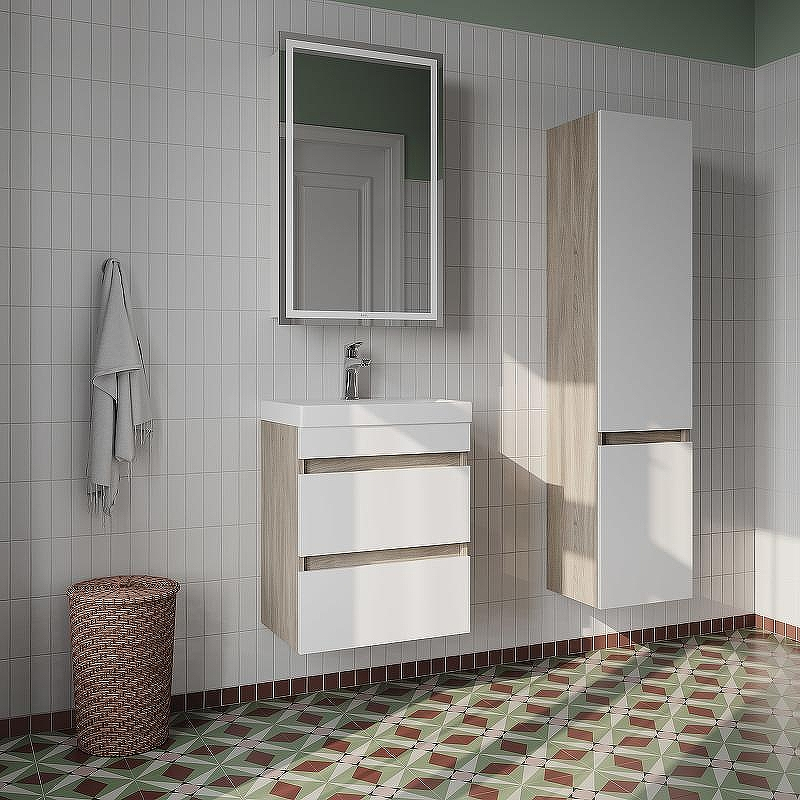 Тумба с раковиной Iddis Zodiac 50 ZOD5AB0i95K подвесная Белая матовая Дерево, купить, цена, заказать, магазин, доставка, скидка, промокод, купить, цена, заказать, магазин, доставка, скидка, промокод