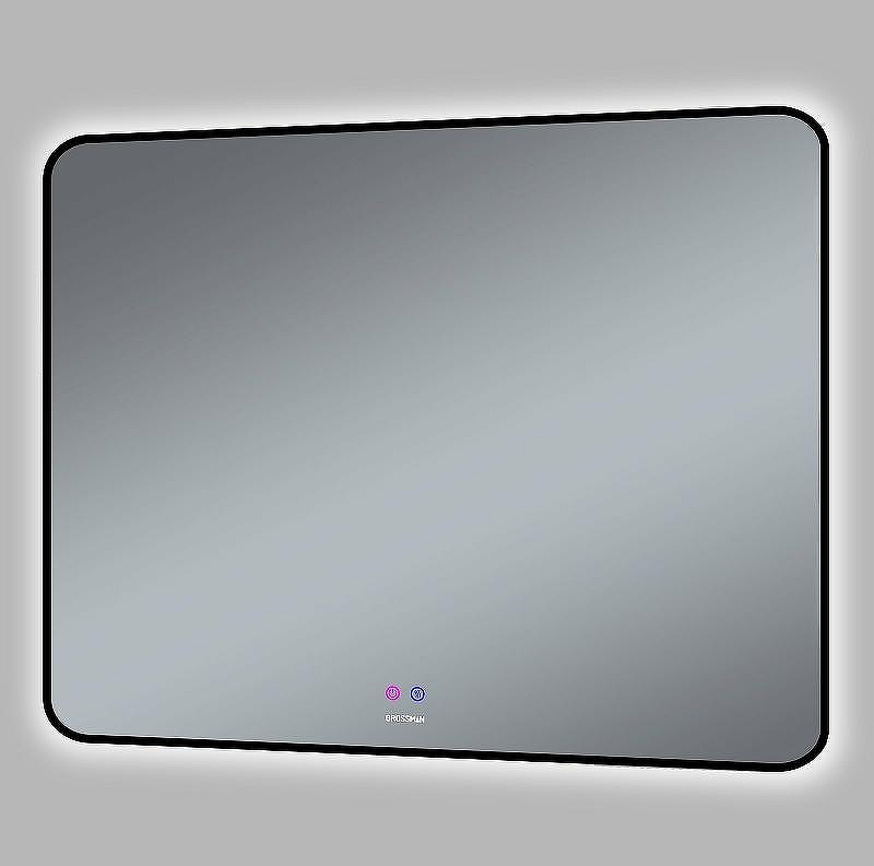 Зеркало Grossman Elegans-норма Black 100 17100802 с подсветкой Черное с сенсорным выключателем и подогревом, купить, цена, заказать, магазин, доставка, скидка, промокод, купить, цена, заказать, магазин, доставка, скидка, промокод