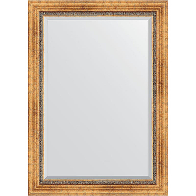 Зеркало Evoform Exclusive 106х76 BY 3464 с фацетом в багетной раме - Римское золото 88