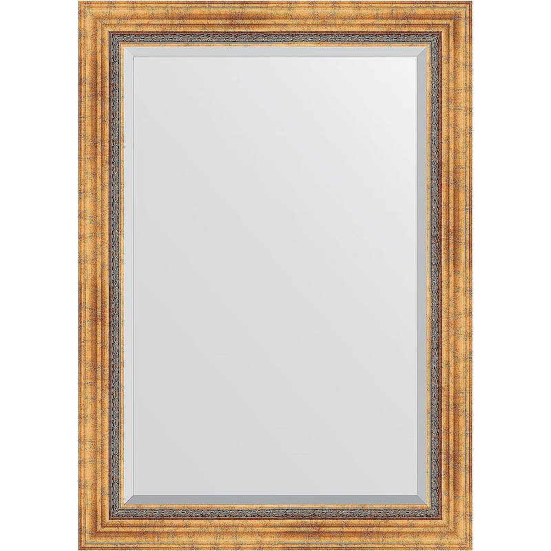 Зеркало Evoform Exclusive 106х76 BY 3464 с фацетом в багетной раме - Римское золото 88, купить, цена, заказать, магазин, доставка, скидка, промокод, купить, цена, заказать, магазин, доставка, скидка, промокод