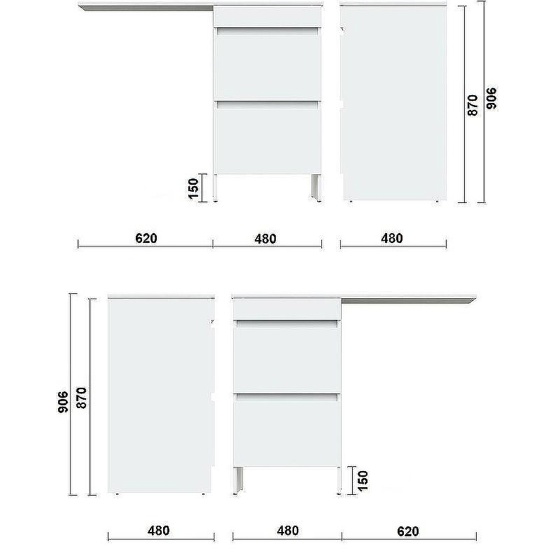 Тумба под раковину Orange Sistema 110 ST-50TUW Белая глянцевая, купить, цена, заказать, магазин, доставка, скидка, промокод, купить, цена, заказать, магазин, доставка, скидка, промокод