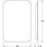 Зеркало Defesto Opti 40x60 DF 2812R с подсветкой 17W-3000К/ИК - выключатель/Теплый белый свет, купить, цена, заказать, магазин, доставка, скидка, промокод, купить, цена, заказать, магазин, доставка, скидка, промокод
