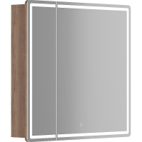 Зеркальный шкаф Sancos Mirror 80 MI80EG с подсветкой Дуб галифакс натуральный, купить, цена, заказать, магазин, доставка, скидка, промокод, купить, цена, заказать, магазин, доставка, скидка, промокод