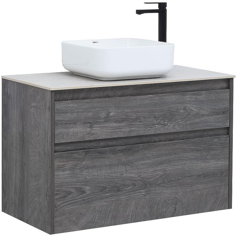 Тумба под раковину Aquanet Nova Lite 90 242267 подвесная Дуб рошелье, купить, цена, заказать, магазин, доставка, скидка, промокод, купить, цена, заказать, магазин, доставка, скидка, промокод