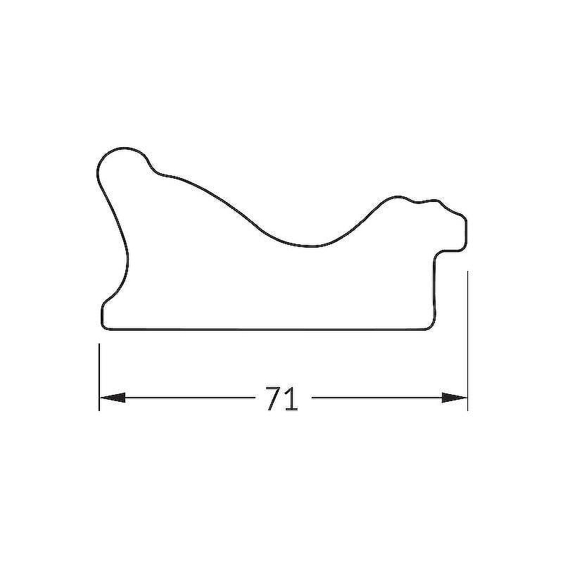 Зеркало Evoform Octagon 64х64 BY 3875 в багетной раме - Черное дерево с золотом 71, купить, цена, заказать, магазин, доставка, скидка, промокод, купить, цена, заказать, магазин, доставка, скидка, промокод