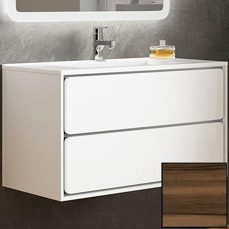 Тумба с раковиной SanVit Бруно-2 120 kbruno2120 с фактурой под дерево подвесная Кедр, купить, цена, заказать, магазин, доставка, скидка, промокод, купить, цена, заказать, магазин, доставка, скидка, промокод