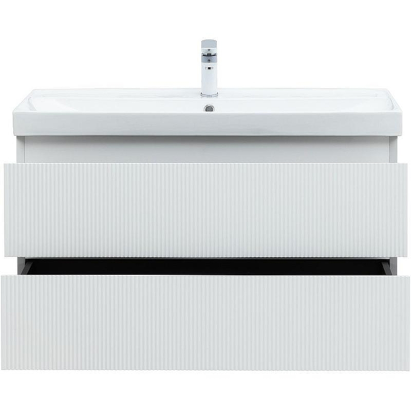 Тумба под раковину Aquanet Альтера 100 337157 подвесная Белая матовая, купить, цена, заказать, магазин, доставка, скидка, промокод, купить, цена, заказать, магазин, доставка, скидка, промокод