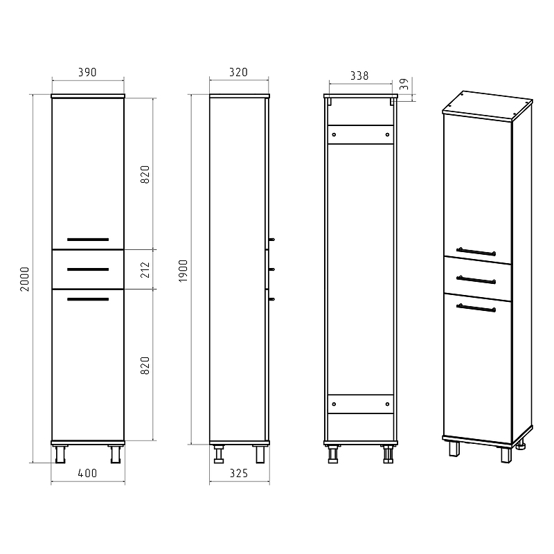 Шкаф пенал Misty Терра 40 L П-Тер0504050-1ЯЛ Серый матовый, купить, цена, заказать, магазин, доставка, скидка, промокод, купить, цена, заказать, магазин, доставка, скидка, промокод