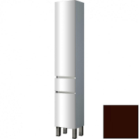 Шкаф пенал SanVit Кубэ-3 32 pkube3 в цвете Ral с бельевой корзиной Шоколад, купить, цена, заказать, магазин, доставка, скидка, промокод, купить, цена, заказать, магазин, доставка, скидка, промокод