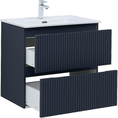 Тумба под раковину Aquanet Джейн 70 335428 подвесная Маренго