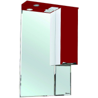 Зеркало со шкафом Bellezza Альфа 65 R 4618810001030 с подсветкой Белое Красное, купить, цена, заказать, магазин, доставка, скидка, промокод, купить, цена, заказать, магазин, доставка, скидка, промокод