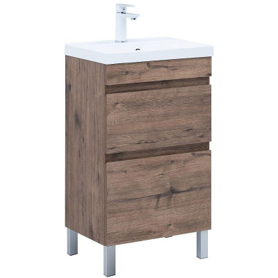 Тумба под раковину Aquanet Нота New 50 344136 Дуб веллингтон табак