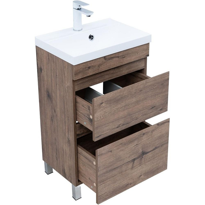 Тумба под раковину Aquanet Нота New 50 344136 Дуб веллингтон табак, купить, цена, заказать, магазин, доставка, скидка, промокод, купить, цена, заказать, магазин, доставка, скидка, промокод