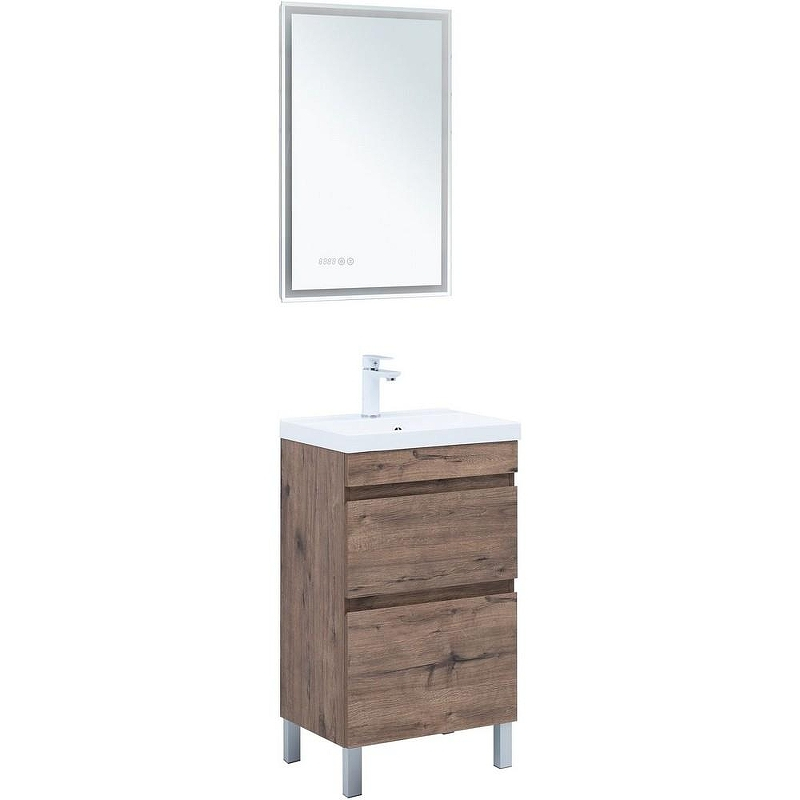 Тумба под раковину Aquanet Нота New 50 344136 Дуб веллингтон табак, купить, цена, заказать, магазин, доставка, скидка, промокод, купить, цена, заказать, магазин, доставка, скидка, промокод