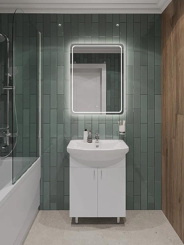 Зеркало Orange Nature 60 ON-60ZE с подсветкой с сенсорным выключателем, купить, цена, заказать, магазин, доставка, скидка, промокод, купить, цена, заказать, магазин, доставка, скидка, промокод