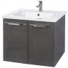 Тумба под раковину Bellezza Луиджи 60 4639209180426 подвесная Серая, купить, цена, заказать, магазин, доставка, скидка, промокод, купить, цена, заказать, магазин, доставка, скидка, промокод