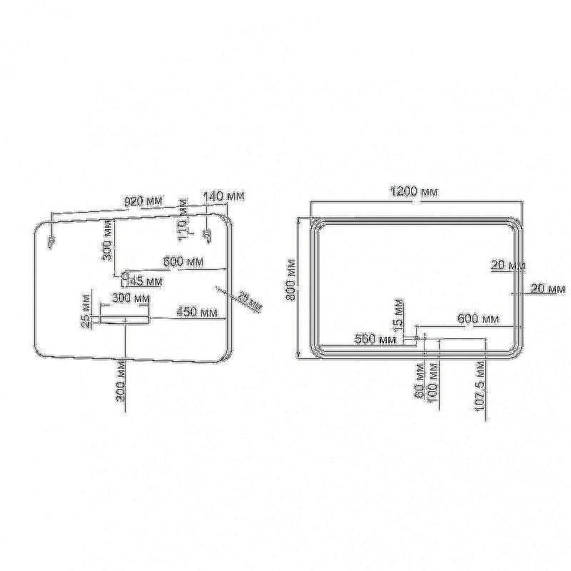 Зеркало Art&Max Latina AM-Lat-1200-800-DS-F-X3 с подсветкой с сенсорным выключателем, купить, цена, заказать, магазин, доставка, скидка, промокод, купить, цена, заказать, магазин, доставка, скидка, промокод