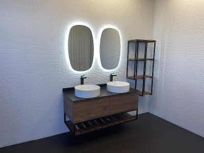 Стеллаж Comforty Порто 50 00-00000829 подвесной Дуб темно-коричневый