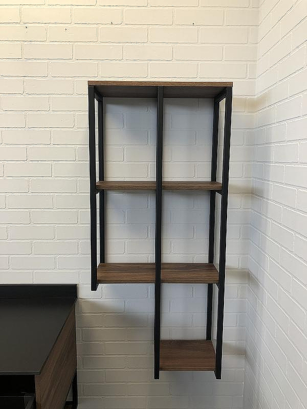 Стеллаж Comforty Порто 50 00-00000829 подвесной Дуб темно-коричневый, купить, цена, заказать, магазин, доставка, скидка, промокод, купить, цена, заказать, магазин, доставка, скидка, промокод