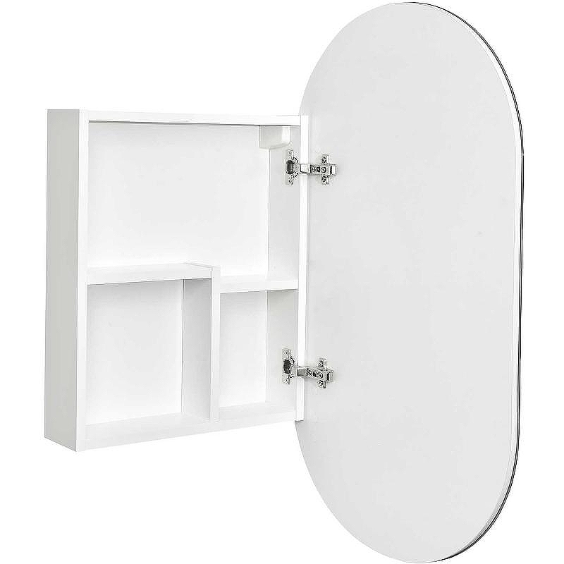 Зеркальный шкаф Aquaton Оливия 50 R 1A254502OL010 Белый глянцевый, купить, цена, заказать, магазин, доставка, скидка, промокод, купить, цена, заказать, магазин, доставка, скидка, промокод