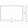 Зеркало BelBagno SPC-MAR-1200-800-LED-TCH-WARM с подсветкой с подогревом с сенсорным выключателем, купить, цена, заказать, магазин, доставка, скидка, промокод, купить, цена, заказать, магазин, доставка, скидка, промокод