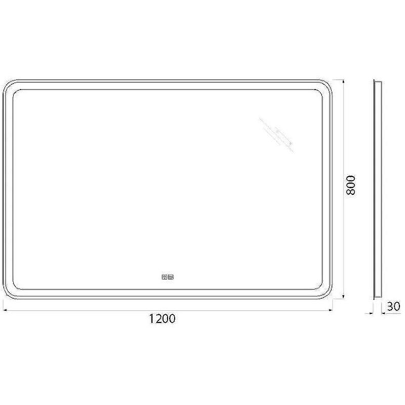 Зеркало BelBagno SPC-MAR-1200-800-LED-TCH-WARM с подсветкой с подогревом с сенсорным выключателем, купить, цена, заказать, магазин, доставка, скидка, промокод, купить, цена, заказать, магазин, доставка, скидка, промокод