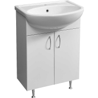 Тумба под раковину Stella Polar Концепт 55 Эко SP-00000047 Белая, купить, цена, заказать, магазин, доставка, скидка, промокод, купить, цена, заказать, магазин, доставка, скидка, промокод