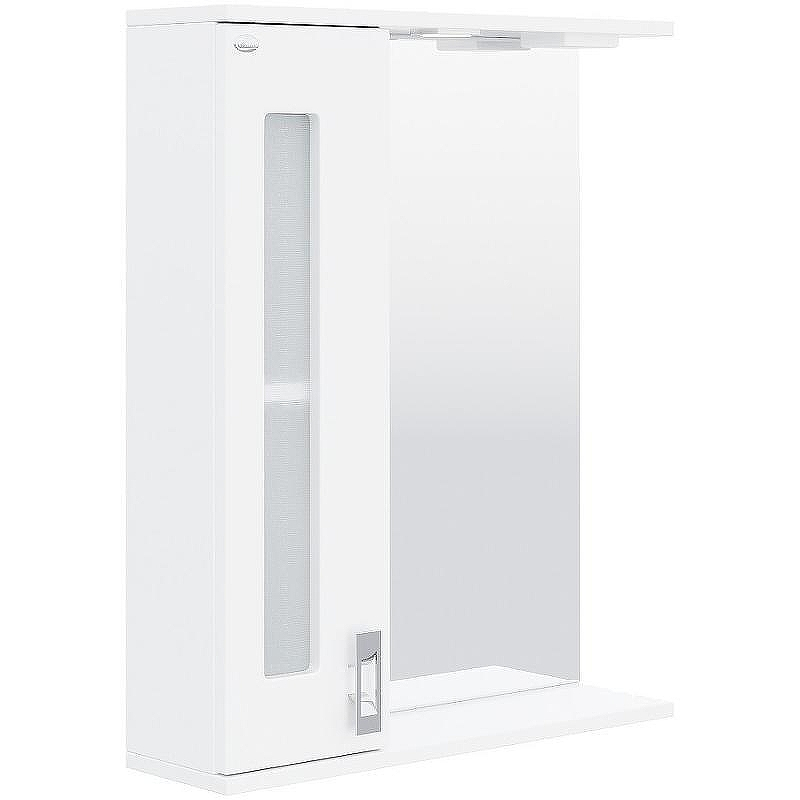 Зеркало со шкафом Onika Кристалл 58.01 205817 с подсветкой Белое, купить, цена, заказать, магазин, доставка, скидка, промокод, купить, цена, заказать, магазин, доставка, скидка, промокод