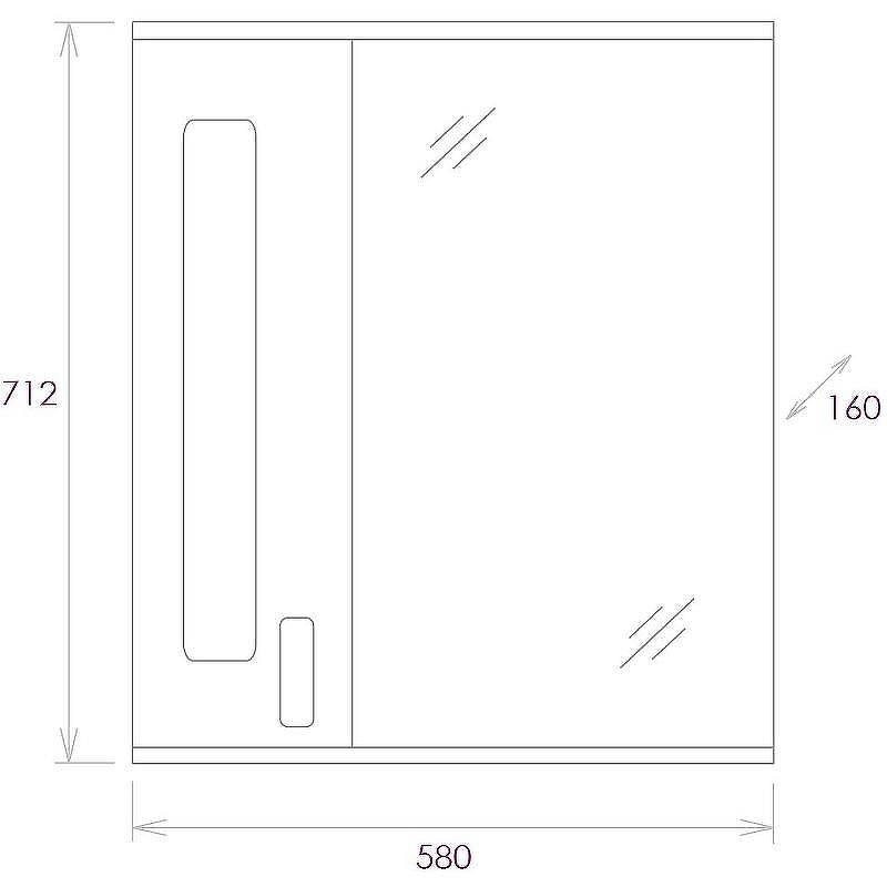 Зеркало со шкафом Onika Кристалл 58.01 205817 с подсветкой Белое, купить, цена, заказать, магазин, доставка, скидка, промокод, купить, цена, заказать, магазин, доставка, скидка, промокод
