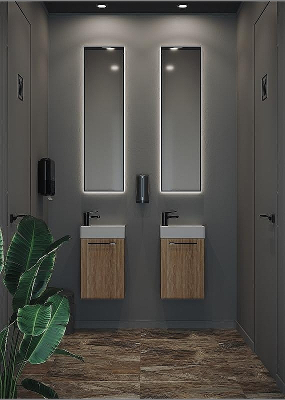 Тумба под раковину Creto Pollino 37 15-1418-1419S подвесная Soft, купить, цена, заказать, магазин, доставка, скидка, промокод, купить, цена, заказать, магазин, доставка, скидка, промокод