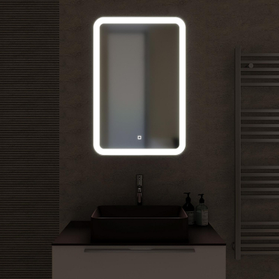 Зеркальный шкаф Mixline Фиджи 50 R 550381 с подсветкой цвет Белый